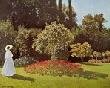 Monet, Claude. Woman in a garden