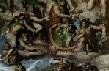 Буонарроти, Микеланджело. Страшный суд, фреска из Сикстинской капеллы. Фрагмент. Мученики с орудиями своих мук