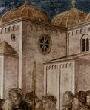 ди Бондоне, Джотто. Цикл фресок капеллы Перуцци [08]. Санта Кроче во Флоренции. Евангелист Иоанн воскрешает Друзиану. Фрагмент