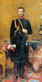 Ilja Efimovich Repin. Portrait of Nicholas the Second