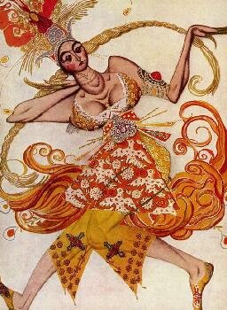 Бакст, Лев Самуилович. Танцовщица из балета "Жар-птица"