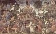 Ботичелли, Сандро. Фрески Сикстинской капеллы в Риме, Искушение Христа