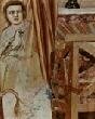 ди Бондоне, Джотто. Цикл фресок капеллы Арена [18] в Падуе (капелла Скровеньи). Изгнание торгующих из храма. Фрагмент. Продавец голубей