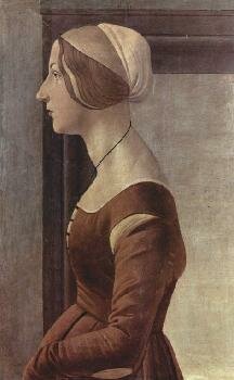 Сандро Ботичелли - Портрет молодой женщины