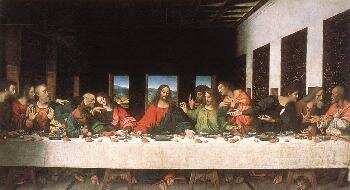 Leonardo da Vinci. Copy of the 16th century from the Last supper