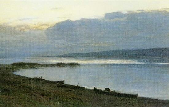 Isaac Iljich Levitan. Evening on the Volga
