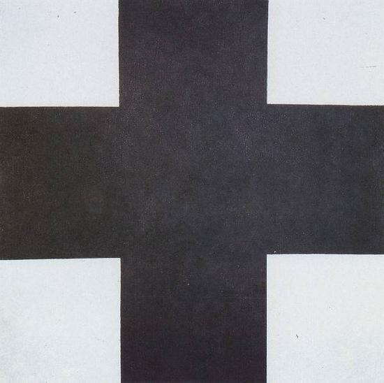 Казимир Северинович Малевич. Черный крест. Около 1923 гг. Государственный Русский музей