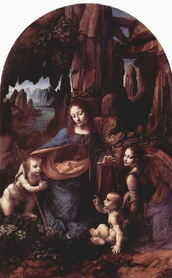 Леонардо да Винчи. Мадонна в скалах. 1503-1506 гг. Национальная галерея